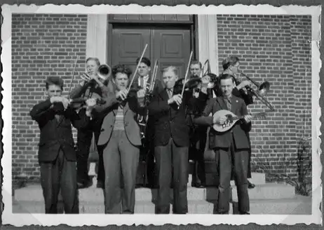Skoleorkester p&aring; vinterholdet 1936-37